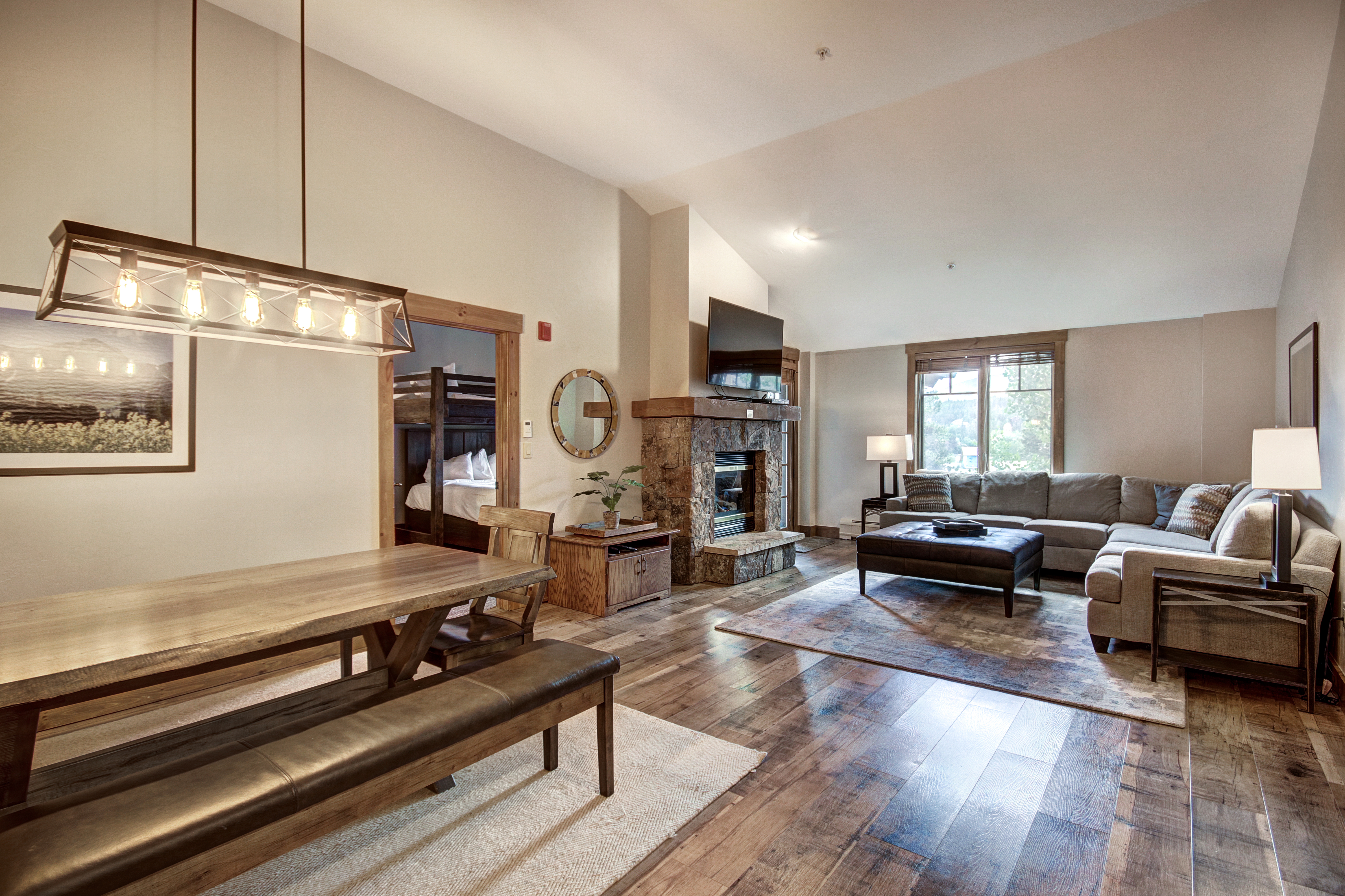 Interior of Unit at Mountain Thunder Lodge in Breckenridge, CO